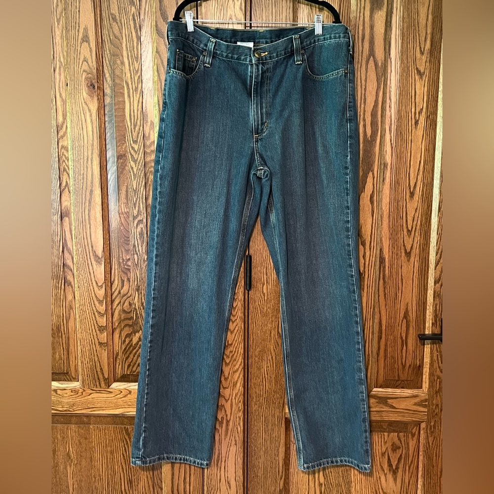Carhartt Jeans Regular Fit Medium Wash RN# 14806 Men's Size 38x34